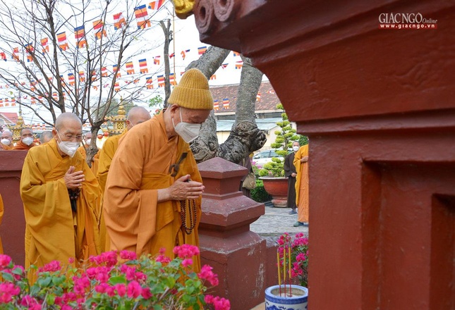 Trưởng lão Hòa thượng Quyền Pháp chủ tảo tháp Tổ sư, tưởng niệm Đại lão Hòa thượng Thích Trí Tịnh ảnh 7