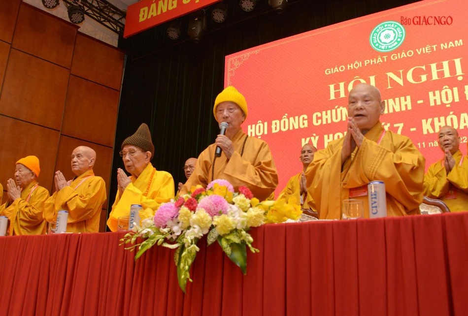 Hội nghị Hội đồng Chứng minh - Hội đồng Trị sự GHPGVN cuối khóa VIII ảnh 17