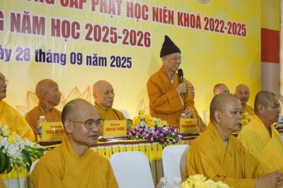 Đà Nẵng: Trường Trung cấp Phật học khai giảng năm học 2025 – 2026