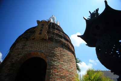 Độc đáo ngôi chùa ‘lò gạch bỏ hoang’ ở Kiên Giang