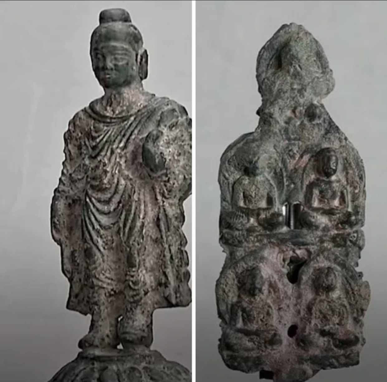Phát hiện hai bức tượng Phật cổ nhất từng được tìm thấy tại Trung Quốc