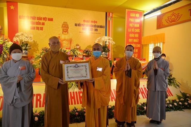 Hải Phòng: Đại hội đại biểu Phật giáo quận Kiến An nhiệm kỳ 2021-2026 ảnh 4