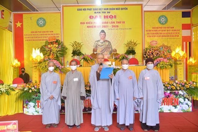 Hải Phòng: Ni sư Thích Tâm Kính làm Trưởng ban Trị sự Phật giáo quận Ngô Quyền ảnh 3