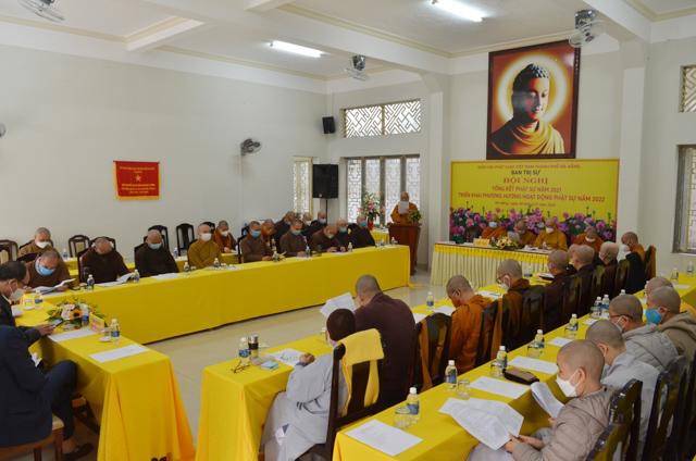 Hội nghị tổng kết Phật sự Phật giáo Đà Nẵng năm 2021