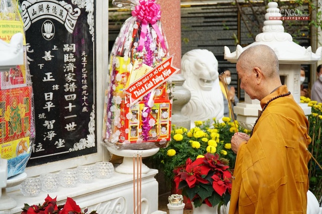 Trưởng lão Hòa thượng Quyền Pháp chủ tảo tháp Tổ sư, tưởng niệm Đại lão Hòa thượng Thích Trí Tịnh ảnh 11