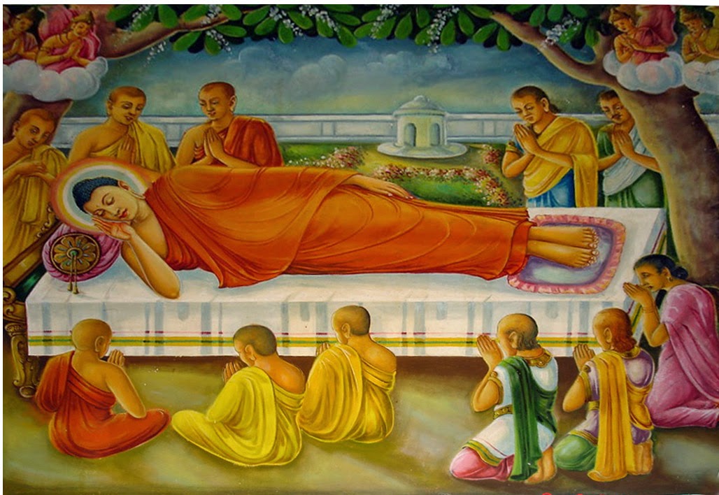 Đức Phật nhập niết bàn, nhưng gương sáng của Ngài còn sáng rực trước mắt chúng ta