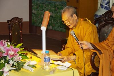 Lời di huấn của Cố Trưởng lão Hòa Thượng Thích Phổ Tuệ