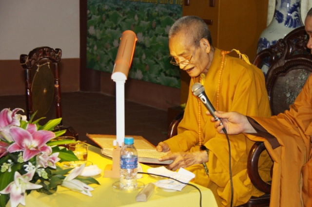 Lời di huấn của Cố Trưởng lão Hòa Thượng Thích Phổ Tuệ