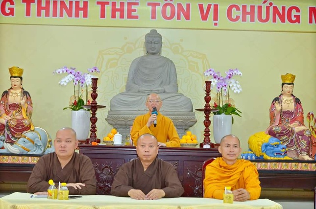 Thượng tọa Thích Bình Tâm đạo từ chứng minh