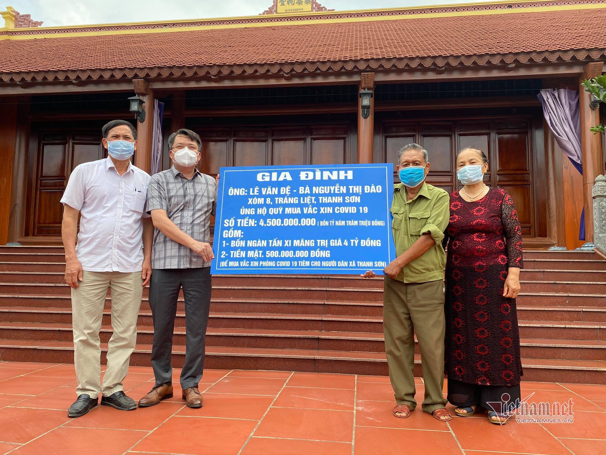 Người thương binh ở Hải Dương tặng 4,5 tỷ đồng cho quỹ vắc xin