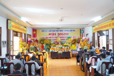 Đắk Nông: Hội nghị Đại biểu Phật giáo huyện Đắk Mill lần thứ IV, nhiệm kỳ (2021-2026)