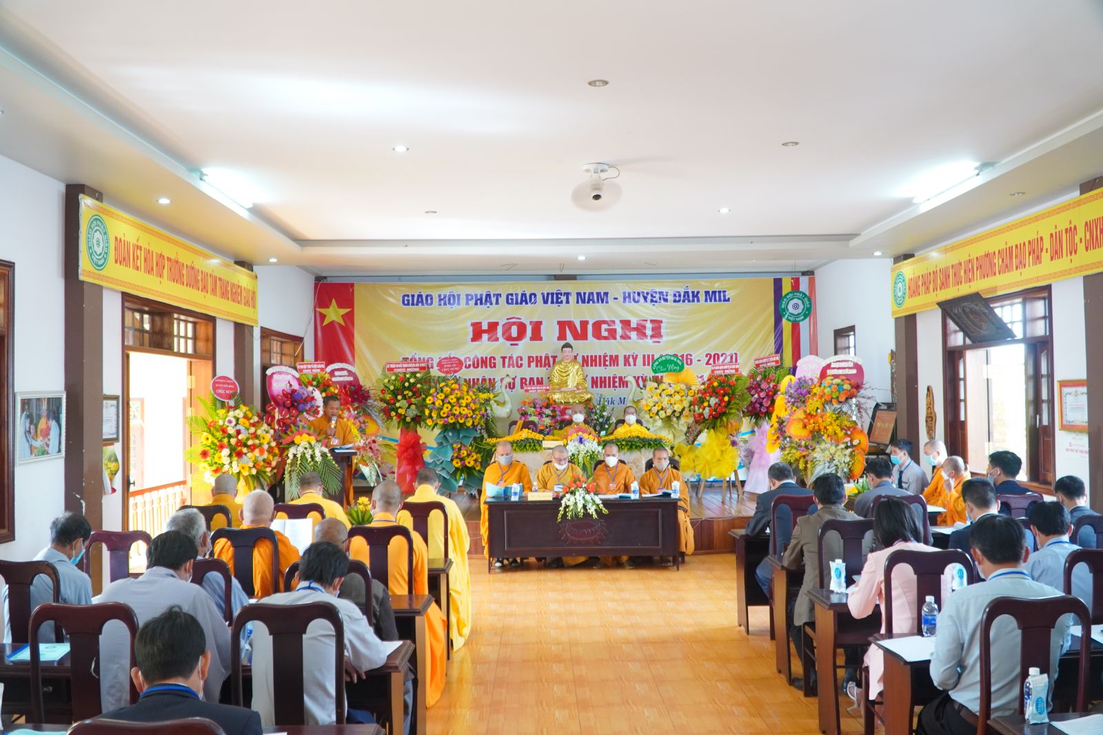 Đắk Nông: Hội nghị Đại biểu Phật giáo huyện Đắk Mill lần thứ IV, nhiệm kỳ (2021-2026)