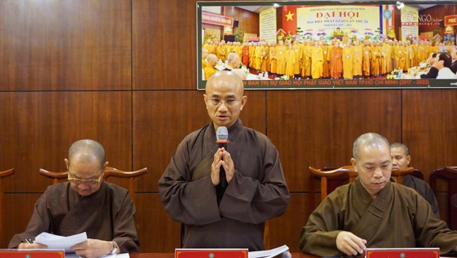 Ban Thường trực Ban Trị sự Phật giáo TP.HCM họp chuẩn bị chăm lo Tết cho đồng bào nghèo ảnh 4