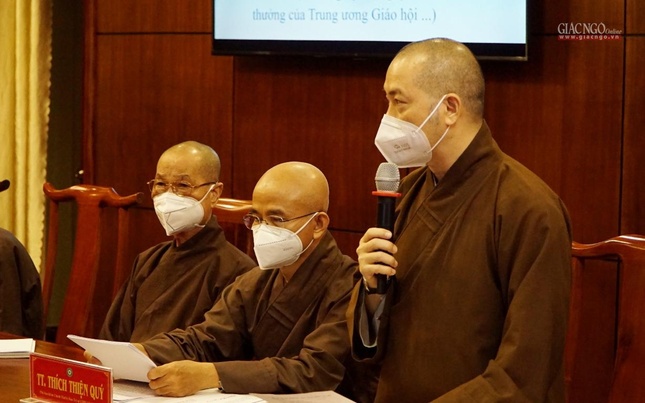 Ban Thường trực Ban Trị sự Phật giáo TP.HCM họp chuẩn bị chăm lo Tết cho đồng bào nghèo ảnh 5