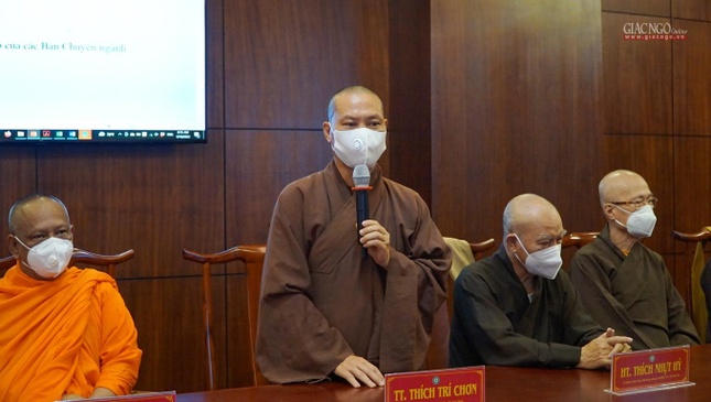 Ban Thường trực Ban Trị sự Phật giáo TP.HCM họp chuẩn bị chăm lo Tết cho đồng bào nghèo ảnh 8