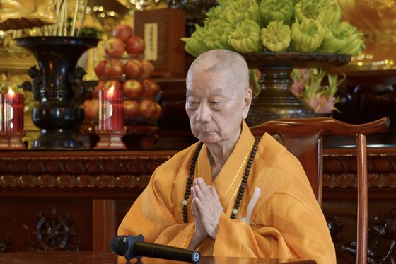 Đức Pháp chủ GHPGVN giáo giới kết thúc mùa An cư kiết hạ PL.2568 tại Việt Nam Quốc Tự