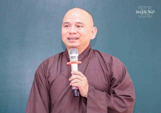 Đại đức Thích Lệ Ngôn, Trưởng phòng Đào tạo Học viện thông tin chương trình khóa học