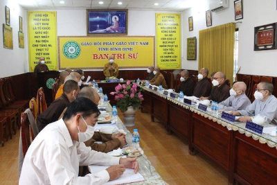 Ban Thường trực Ban Trị sự Phật giáo tỉnh Bình Định chuẩn bị kế hoạch tổ chức đại hội lần thứ VII