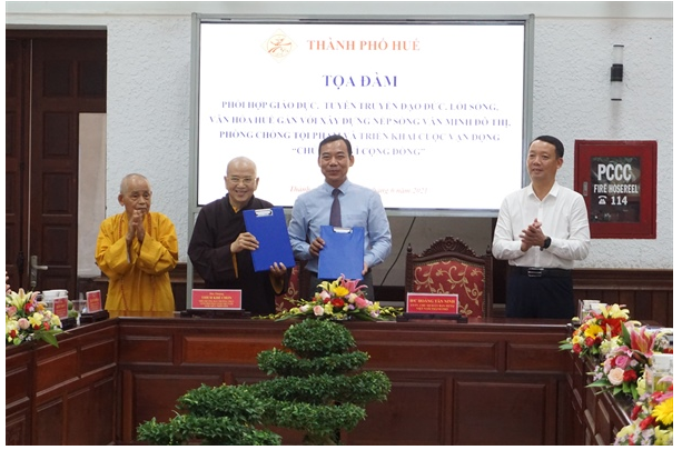 Phát huy giá trị nhân văn của Phật giáo gắn với giáo dục truyền thống văn hóa Huế