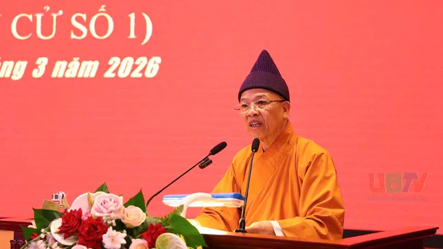 Hòa thượng Thích Thanh Quyết tiếp xúc cử tri, trình bày chương trình hành động ứng cử đại biểu Quốc hội khóa XVI