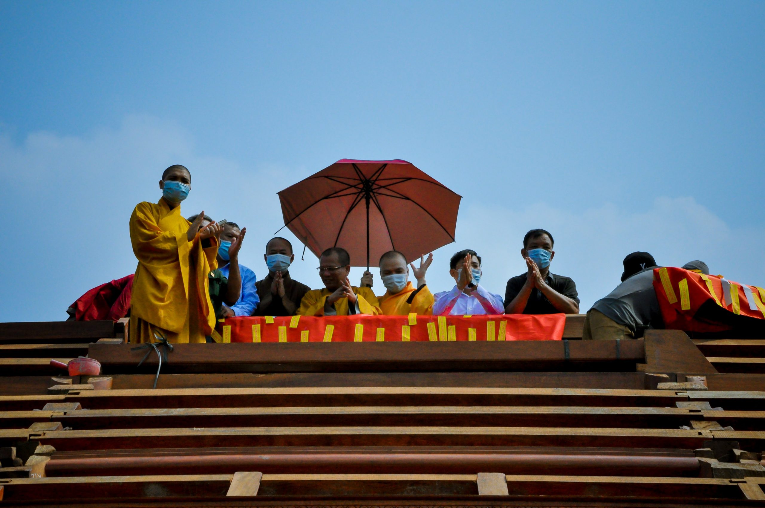 Lễ Thượng lương ngôi Tam bảo chùa Hoành Mô, Đông Triều