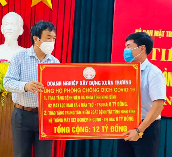 DN Xuân Trường ủng hộ 112 tỷ đồng phòng, chống dịch COVID-19