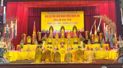 Hôm nay, bắt đầu khóa lễ Cầu siêu Vu lan tại Học viện Phật giáo Hà Nội