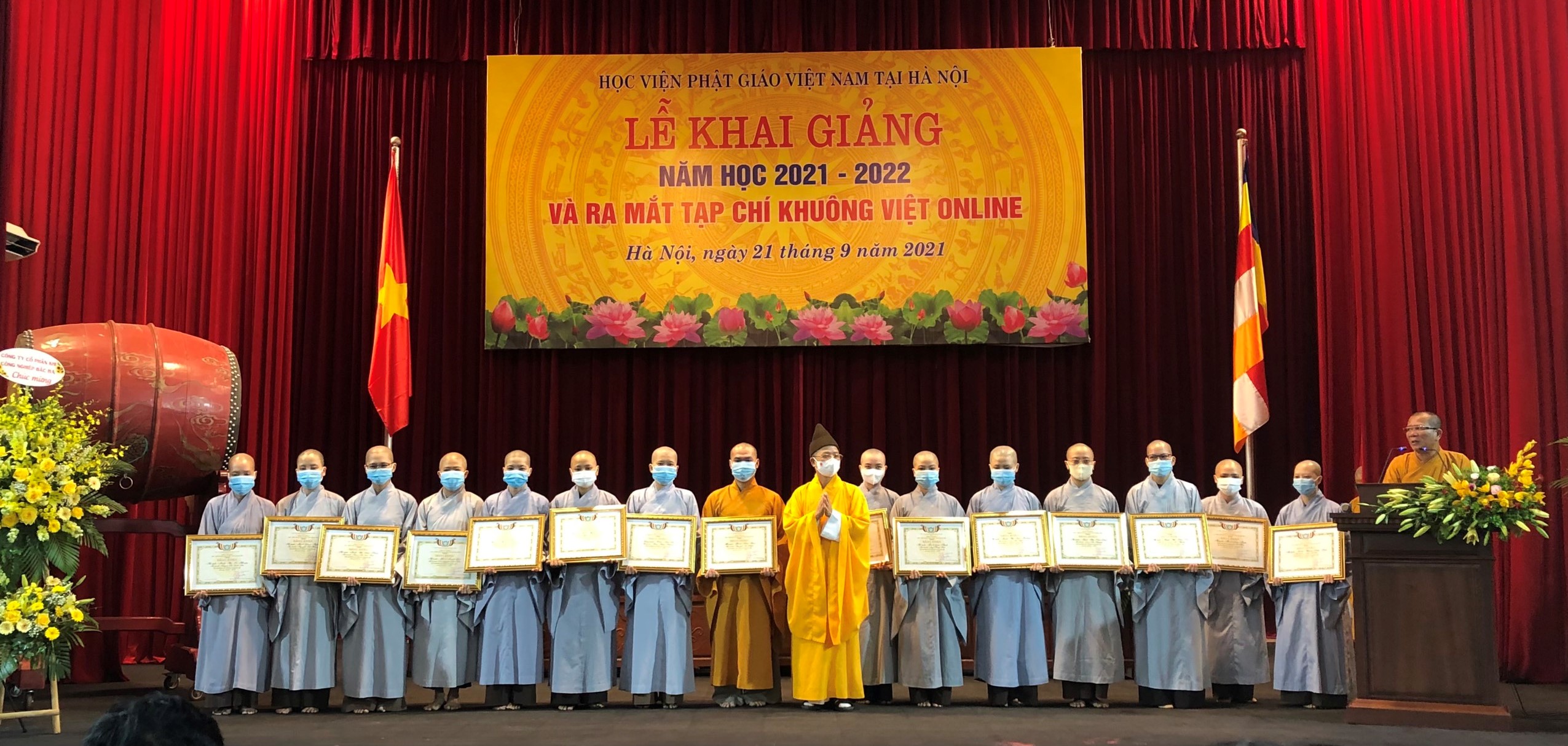 Lễ khai giảng đặc biệt tại Học viện Phật giáo Hà Nội