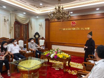Video HT. Thích Thanh Quyết ủng hộ phòng, chống dịch Covid19 tại tỉnh Hà Nam