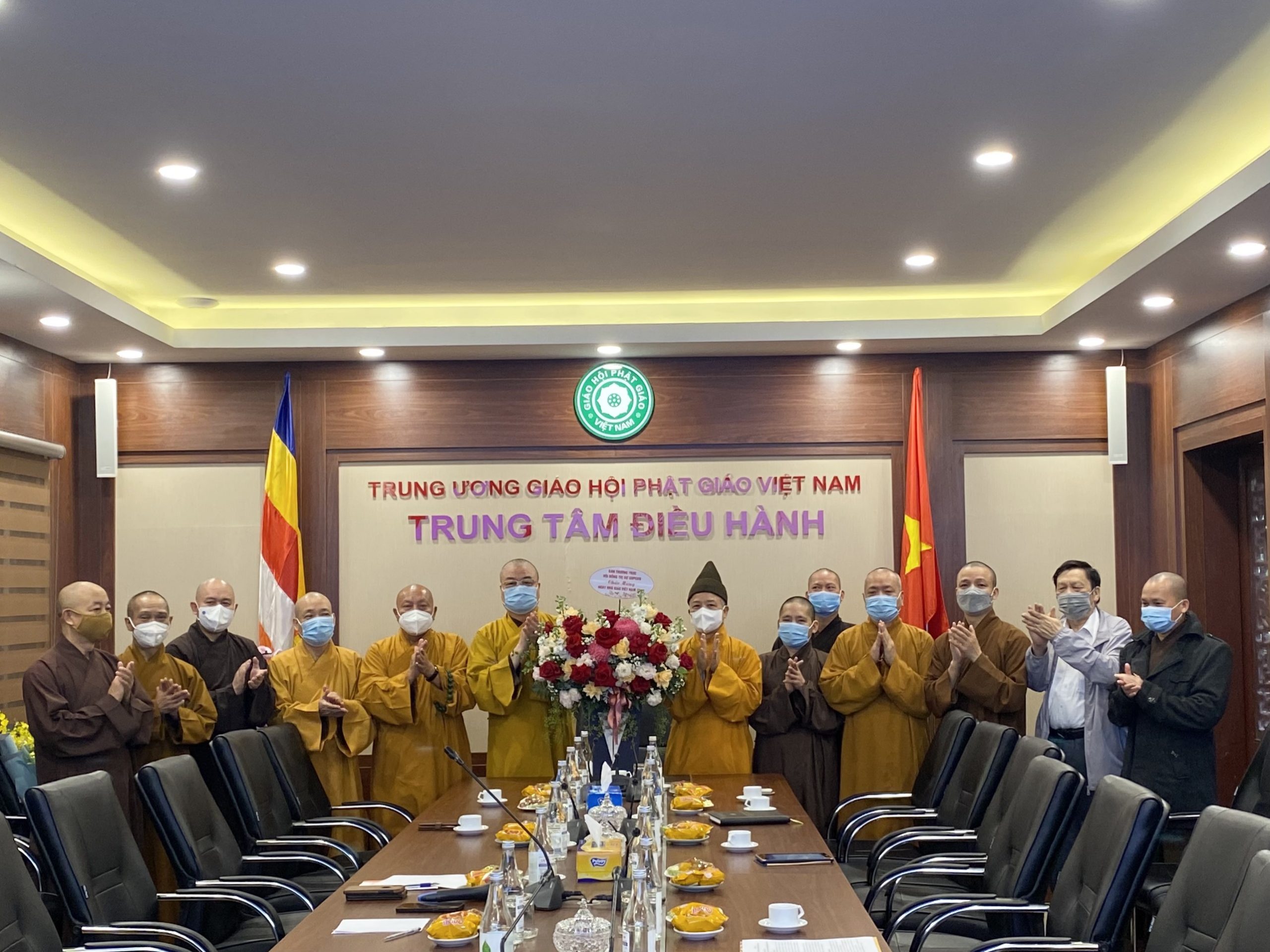 Trung ương Giáo hội Phật giáo chúc mừng Học viện Phật giáo Hà Nội nhân ngày 20/11