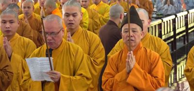 Trang nghiêm Lễ tưởng niệm 713 năm Phật Hoàng Trần Nhân Tông tại Học viện Phật giáo Hà Nội