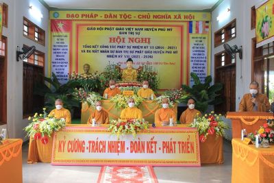 Bình Định: Hòa thượng Thích Chúc Thọ làm Trưởng ban Trị sự Phật giáo huyện Phù Mỹ