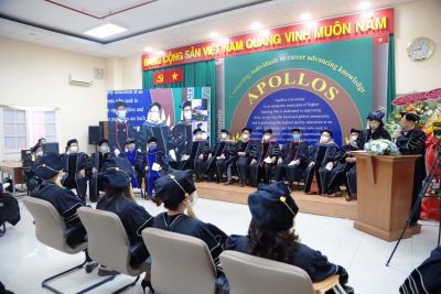 TP.HCM – Đại học Apollos Hoa kỳ tổ chức lễ tốt nghiệp Tiến sĩ  và trao bằng Tiến sĩ danh dự đến chư Tôn đức Tăng Ni