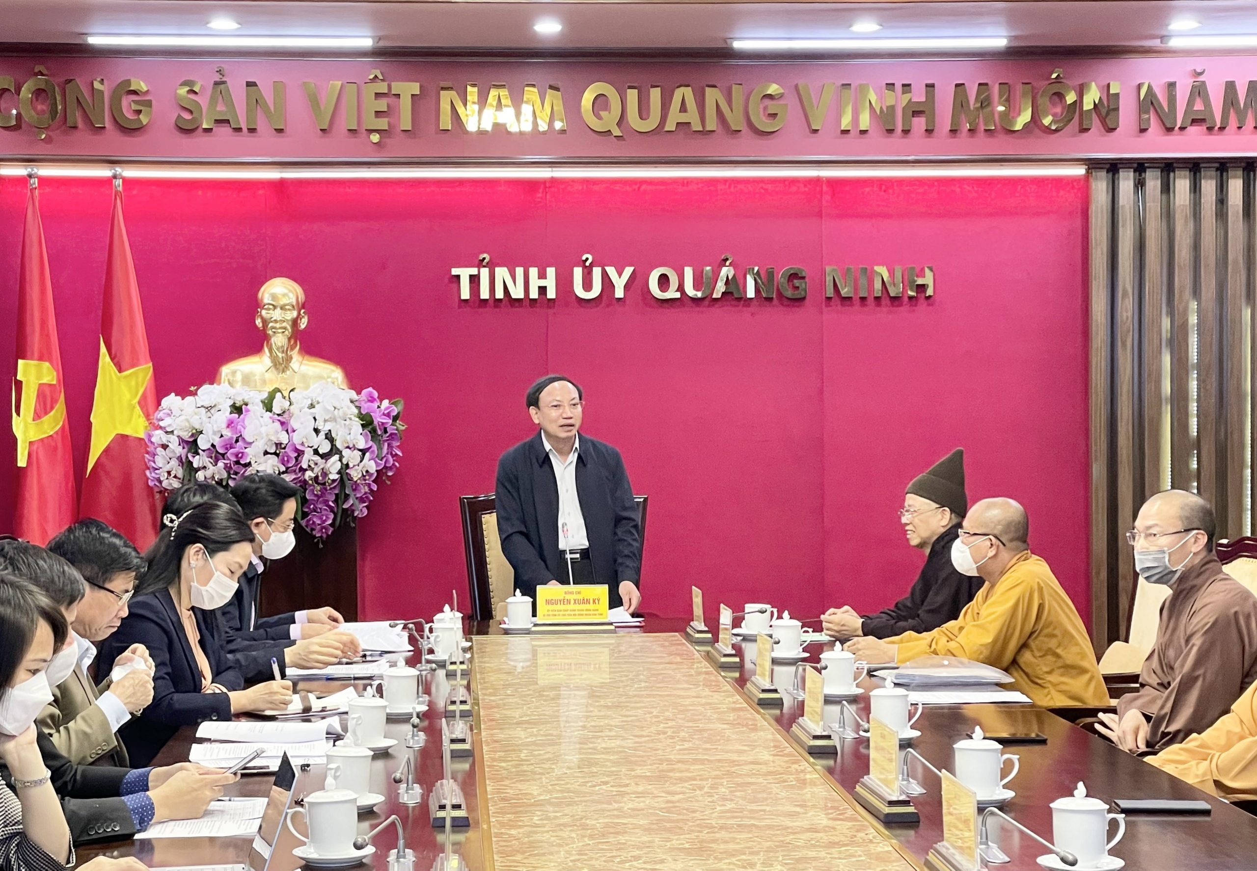 Quảng Ninh: Tỉnh ủy đánh giá cao kế hoạch tổ chức Đại hội Phật giáo gắn công tác từ thiện.