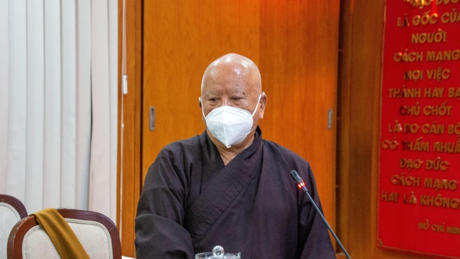 Họp khảo sát công tác tổ chức Đại hội đại biểu Phật giáo TP.Thủ Đức lần I, nhiệm kỳ 2021-2026 ảnh 4