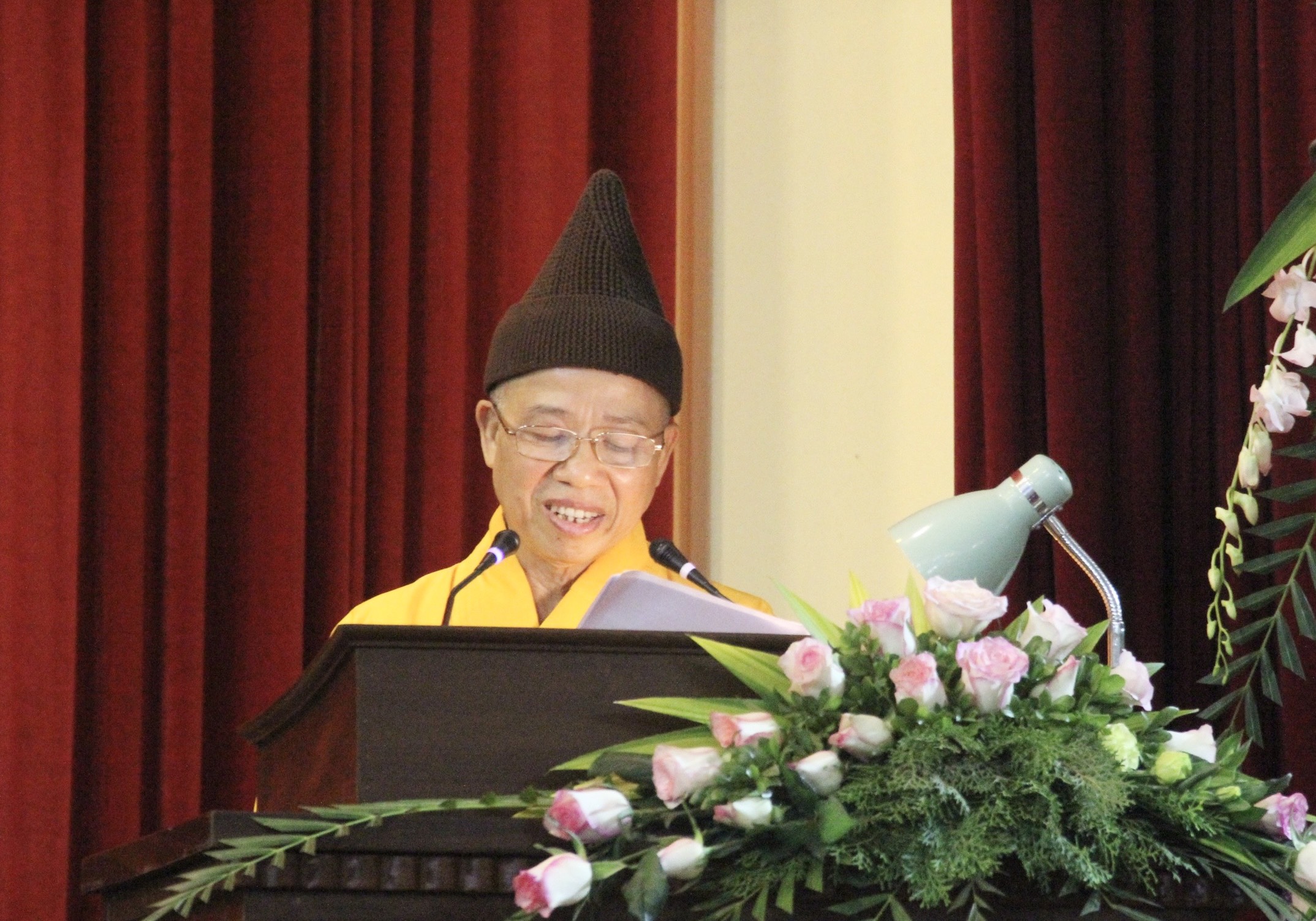 Bài diễn văn ý nghĩa của HT Thích Thanh Quyết nhân kỷ niệm 40 năm thành lập Học viện