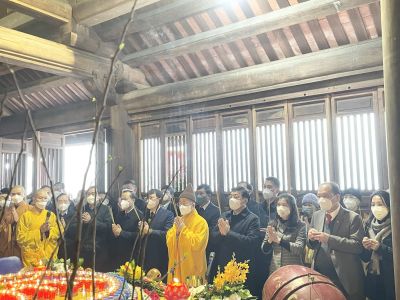 Trang nghiêm Lễ cầu nguyện quốc thái dân an tại Tây Yên Tử – Bắc Giang