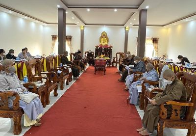 Ban Trị sự Phật giáo huyện Quế Sơn họp phiên đầu tiên năm Nhâm Dần