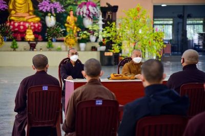 Học viện Phật giáo VN tại TP.HCM và Huế đón Tăng Ni sinh viên trở lại nội trú, học trực tiếp