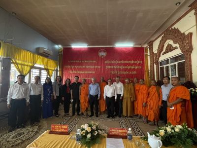 Cần Thơ: Ủy ban Trung ương MTTQVN và các Bộ ngành thăm, chúc Tết Chôl Chnăm Thmây