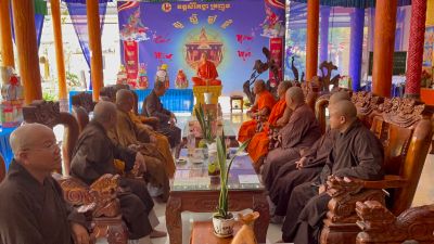 Kiên Giang: Ban Trị sự tỉnh chúc tết Chôl Chnăm Thmây đến chư Tôn đức Phật giáo Nam tông Khmer