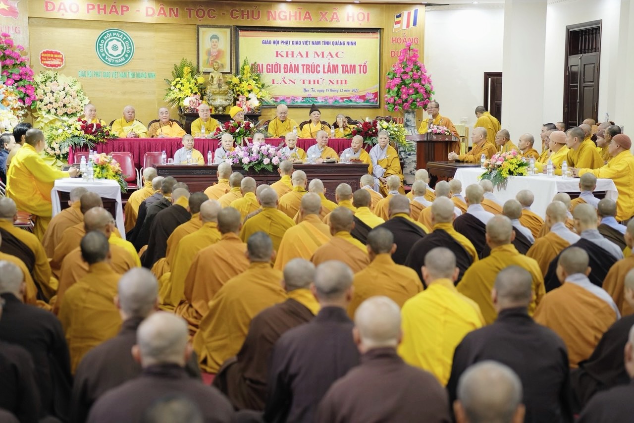 Quảng Ninh: Tổ chức Đại giới đàn Trúc Lâm Tam Tổ lần thứ XIV