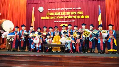 HVPGVN tại HN khai giảng năm học mới, trao bằng Tốt nghiệp Thạc sĩ, Cử nhân, Cao đẳng năm 2024