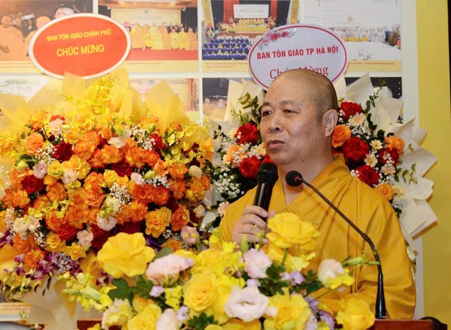 Hòa thượng Thích Thọ Lạc phát biểu khai mạc