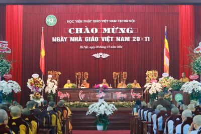 Học viện PGVN tại Hà Nội kỷ niệm 42 năm ngày Nhà giáo Việt Nam 20-11