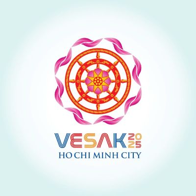 Logo chính thức của Đại lễ Vesak Liên Hiệp Quốc 2025 tại Việt Nam