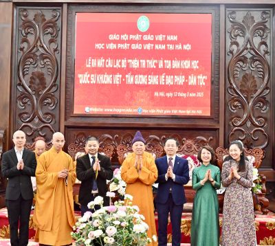 Lễ ra mắt CLB Thiện Tri Thức và Tọa đàm khoa học “Quốc sư Khuông Việt – tấm gương sáng về đạo pháp – dân tộc”