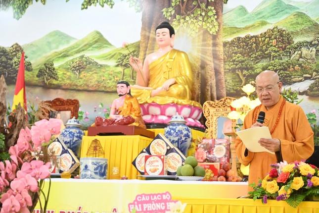 Hòa thượng Thích Quảng Tùng phát biểu khai mạc