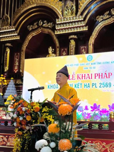 Quảng Ninh: Lễ Khai pháp khóa An cư kết hạ và cầu siêu tưởng niệm nạn nhân tử vong do lật tàu trên Vịnh Hạ Long