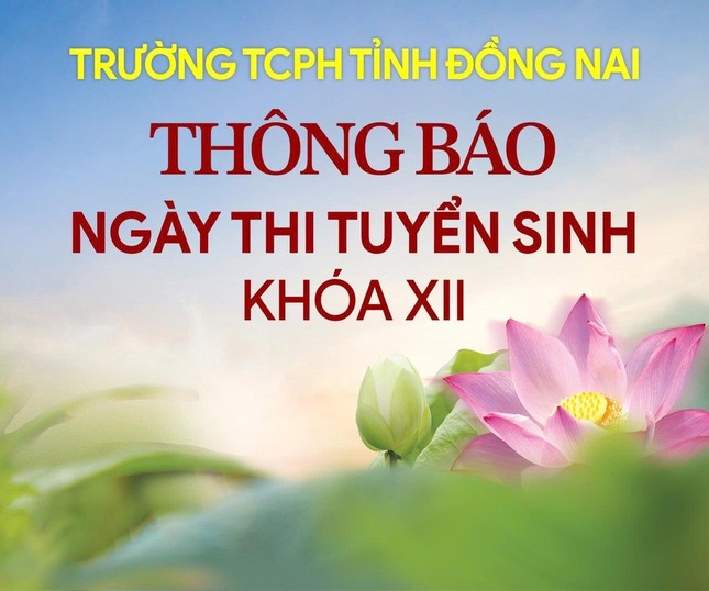 Trường Trung cấp Phật học tỉnh Đồng Nai thông báo tuyển sinh khóa XII (2026-2029)